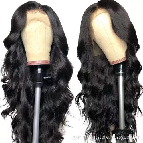 Wholesale Cheap Deep Wave Bob Wig Hd Full Transparent Lace Front Human Hair Wig Brazilian Virgin Human Hair Lace Frontal Wig